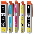 Inkmaster inktcartridge voor Epson 26XL Bk, C,M,Y,PBK 77ml