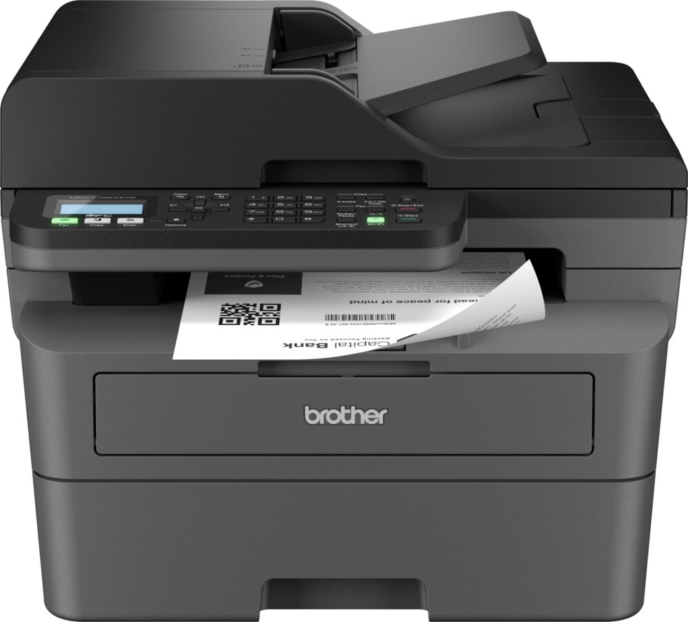 Brother MFC-L2800DW Compacte, draadloze all-in-one zwart-witlaserprinter A4