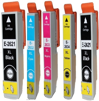 IB-26XLmulti Inkmaster inktcartridge voor Epson 26XL Bk, C,M,Y,PBK 77ml