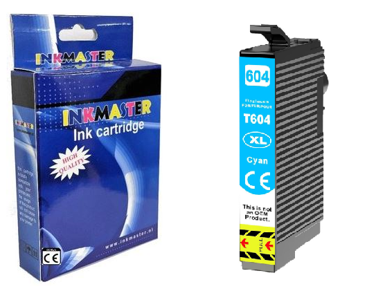 Inkmaster premium huismerk Epson 604 / 604XL C / cyaan