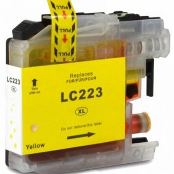 16432 Brother cartridge LC-223Y XL 10 ml Geel (huismerk)