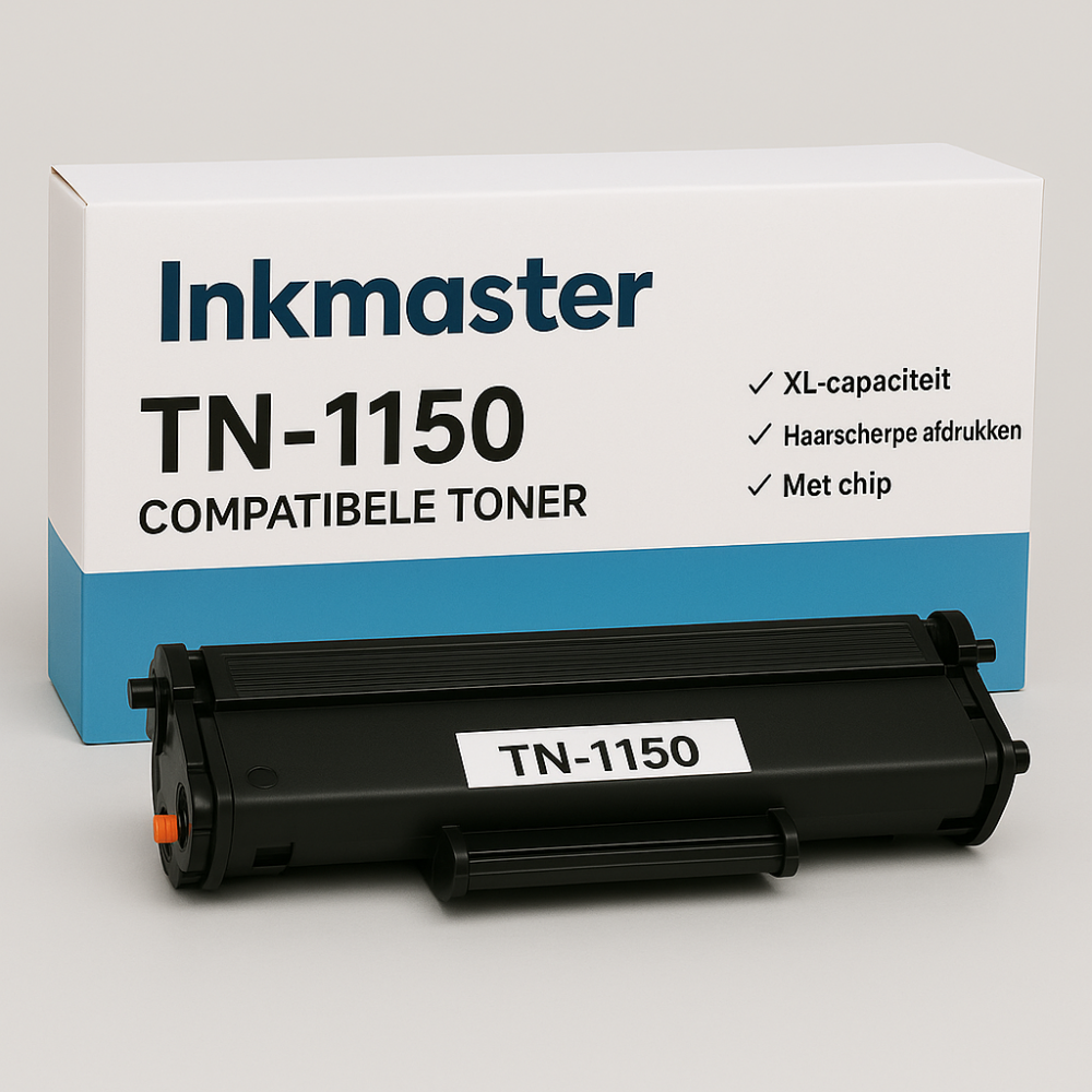 TN1150 Inkmaster toner voor Brother TN1150 huismerk zwart 1500 paging's