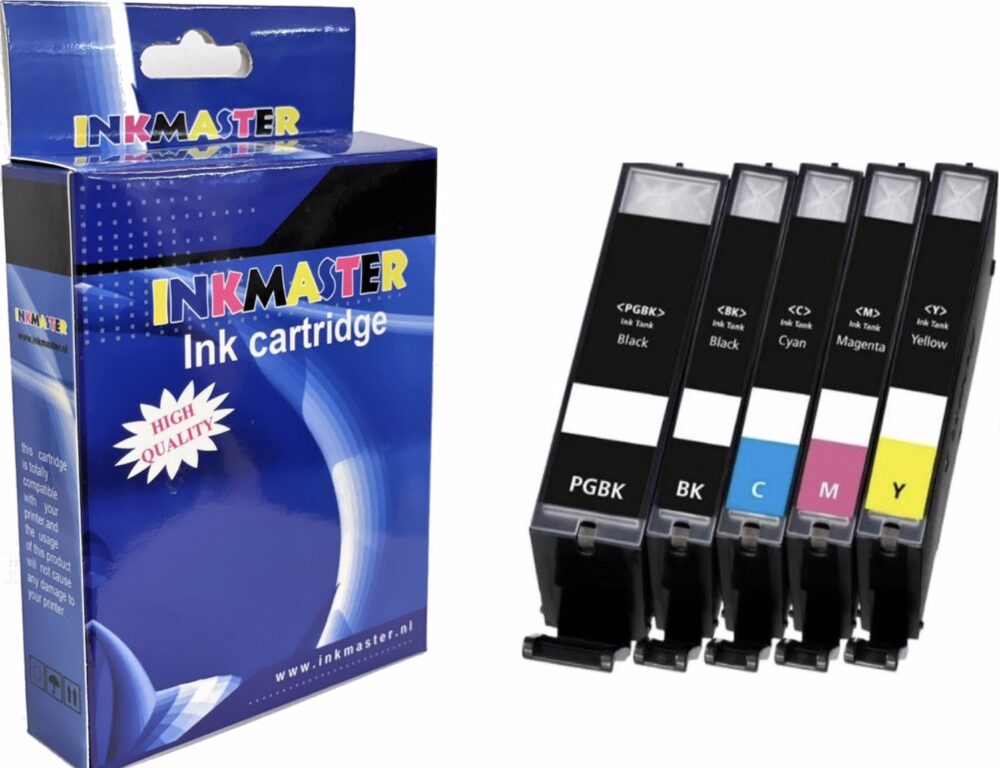 Canon PGI-570PGBK , CLI-571 aanbieding: 2 zwart + 3 kleuren