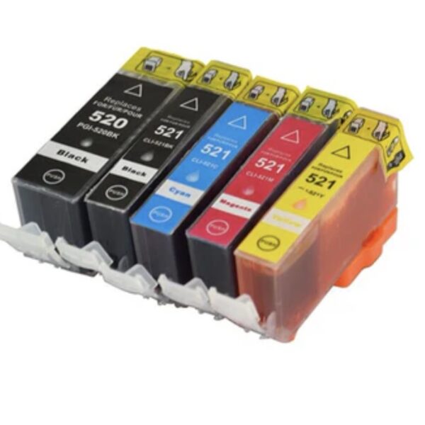 Canon inkt PGI-520-CLI-521 multipack set van 5 cartridges