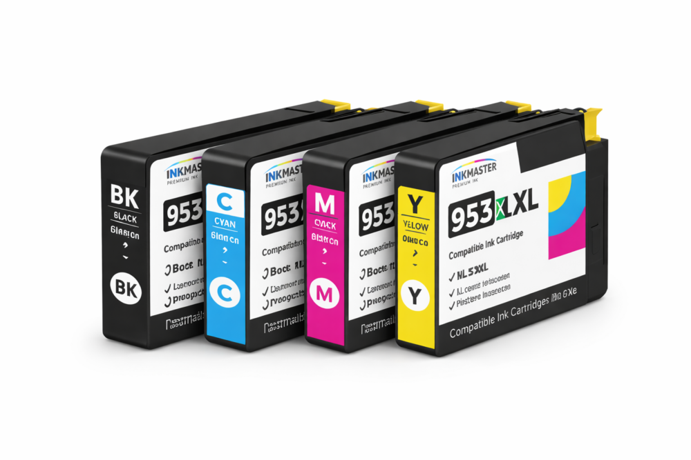 Inkmaster 953XL Multipack Inktcartridges – BK C M Y – Geschikt voor HP printers