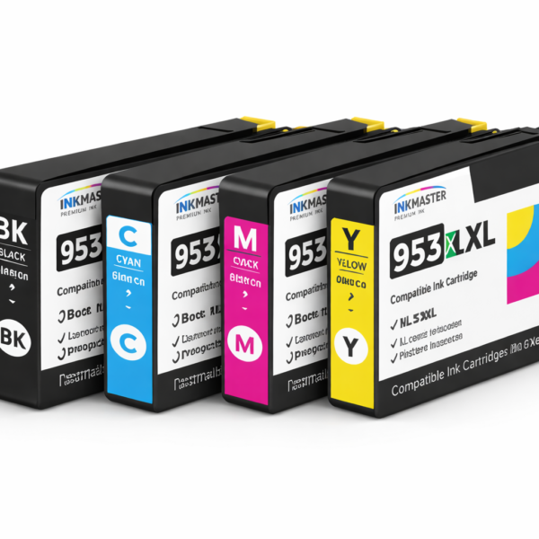 Inkmaster 953XL Multipack Inktcartridges – BK C M Y – Geschikt voor HP printers