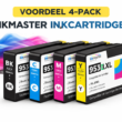 Inkmaster 953XL Multipack Inktcartridges – BK C M Y – Geschikt voor HP printers
